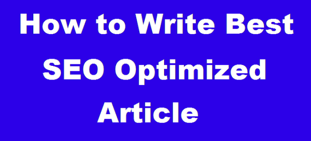 Basic tips to create and optimize your articles!