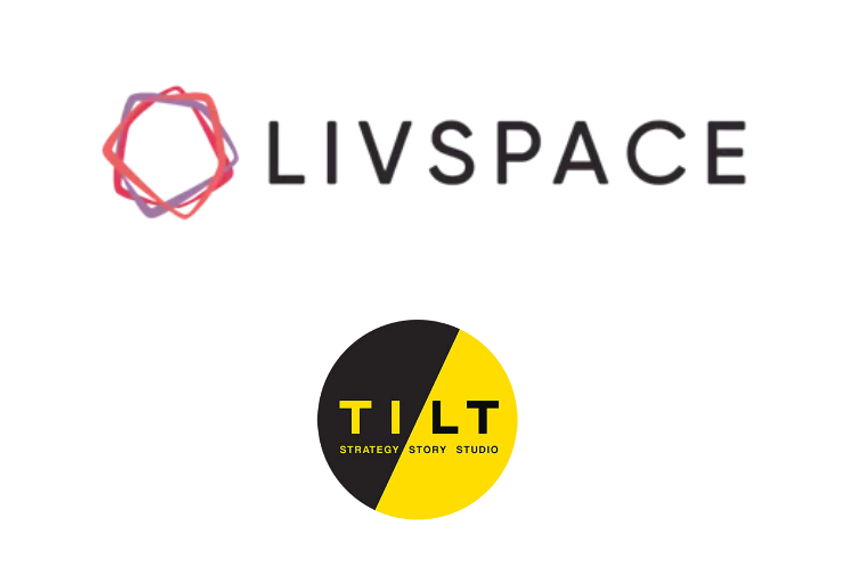 Tilt Brand Solutions bags strategy and creative duties for Livspace