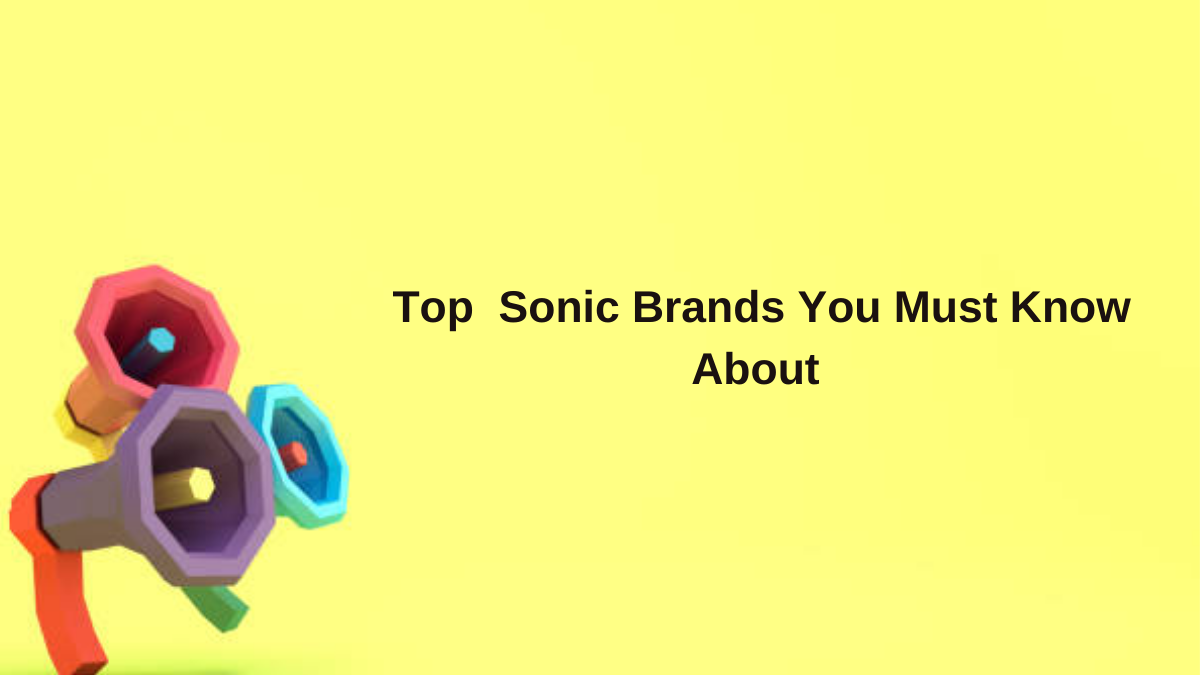 Top Sonic Brands You Must Know About