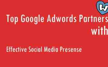 Top 10 Google Adwords Partner with Effective Social Media Presence