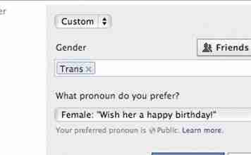 FACEBOOK NOW OFFERS GENDER DIVERSITY