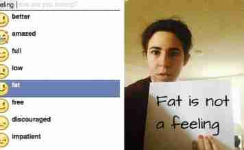Facebook Replaces Feeling Fat with Feeling Stuffed