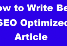 Basic tips to create and optimize your articles!
