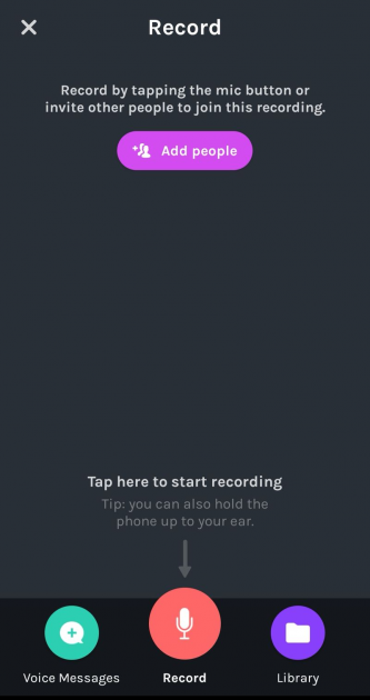 Record and invite