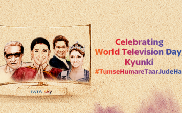 Tata Sky’s #WorldTelevisionDay Campaign Garnered 3M Views in 1 Day Tata Sky’s #WorldTelevisionDay